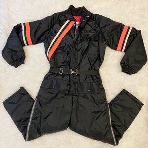Vintage MONTGOMERY WARD Action Suit Snowmobile Snow Suit Western Field Small